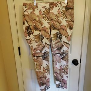 Lascana pink floral jeans